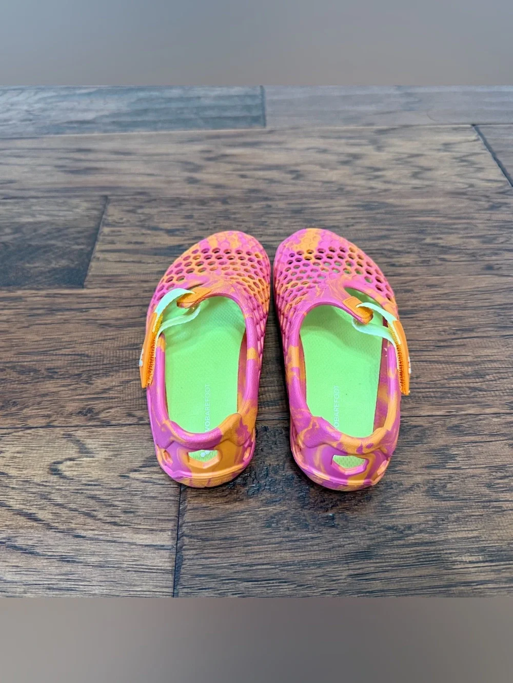 New. Vivobarefoot Kids US 13/EU 31. Ultra Bloom Coral Orange Pink Slip On Shoes